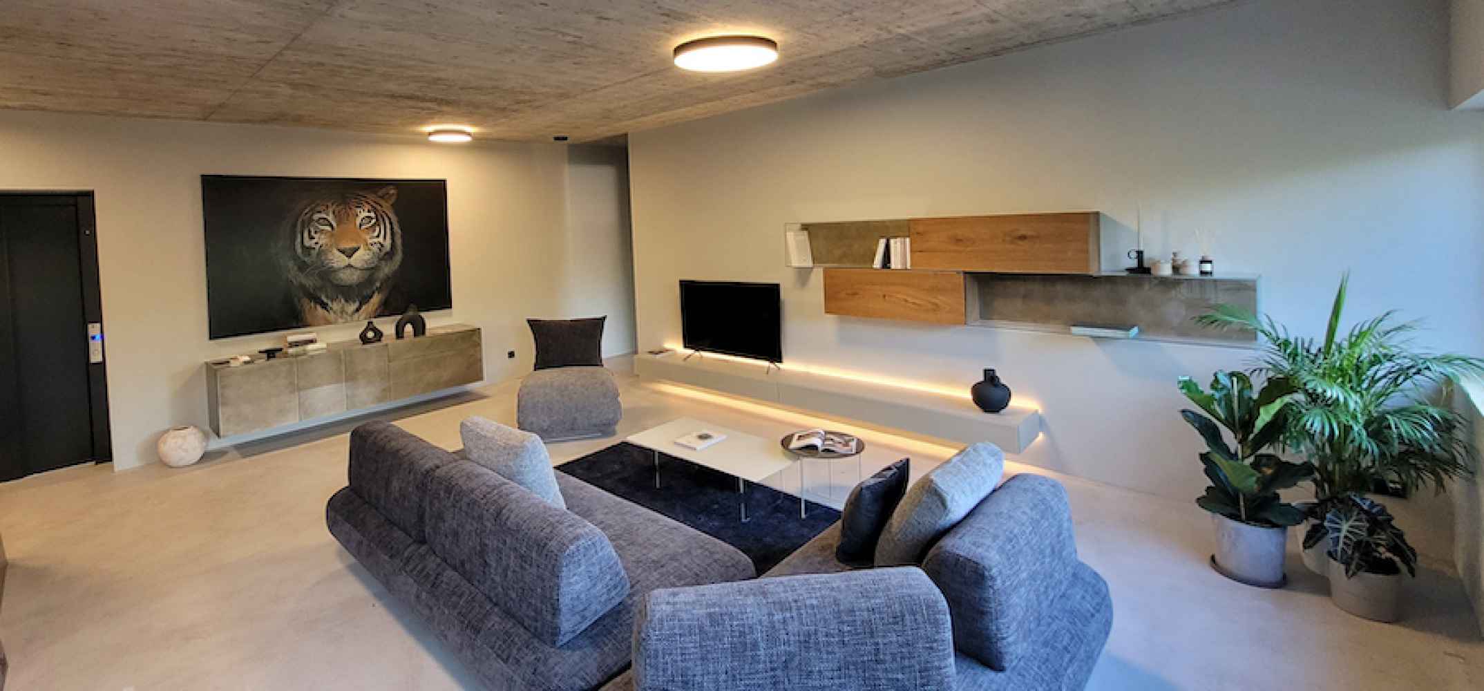 TeTo-LIGHTING moderní kruhová svítidla Halla Rundo včetně chytrého ovládání