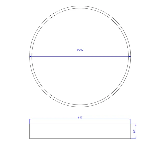 Huge Ø 60cm, Bluetooth ovládání